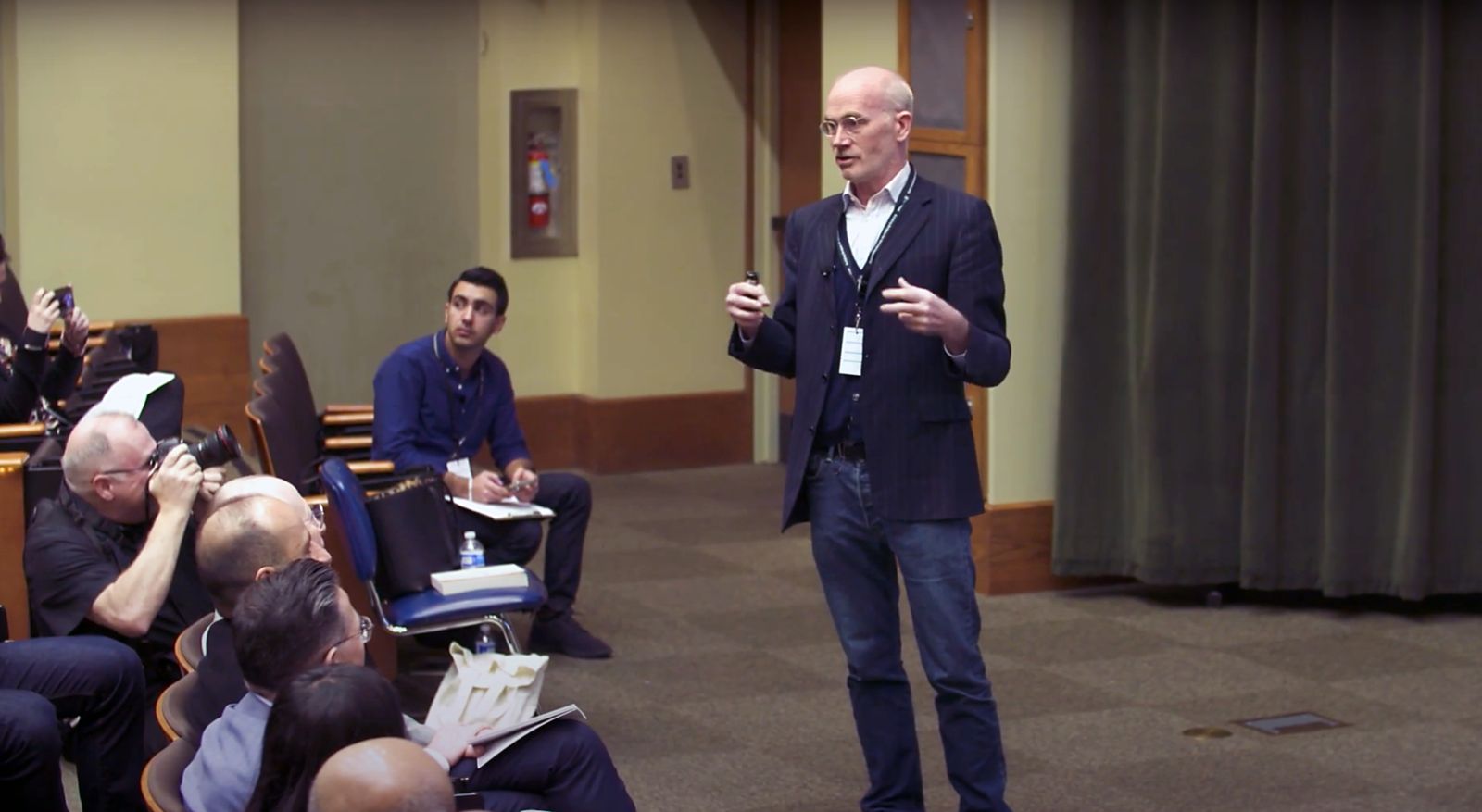 Gregory La Blanc teaching a class